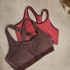 Under Armour Women's Sports Bra Set - Pink and Brown